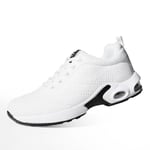 Mode kvinnor lätta sneakers vulkanisera skor ( set 1) four season white 35