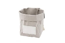 B&P Italia Petit Sac à Pain, Gris/Blanc, 14 cm