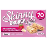 Skinny Crunch Light Raspberry and White Chocolate 5 Bars- 4Pack