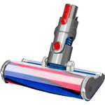 Brosse motorisée à rouleau souple compatible pour Dyson V7 V8 V10 V11 V15 convient au sol dur