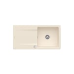 Villeroy&boch - Evier villeroy et boch Siluet 60 Ivory CeramicPlus - Blanc ivoire CeramicPlus