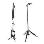 VEVOR Support de guitare sur pied, capacité de charge 15 kg, porte guitares basses pliable avec hauteur réglable 900 à 1200 mm, support à trépied pour guitare acoustique électrique basse classique