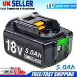 For Makita BL1830 BL1840B BL1850 BL1860 LXT400 194205-3 18V 5.0AH Li-ion Battery