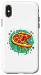 Coque pour iPhone X/XS Pelle à pizza Pepperoni Splash Fun