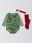 John Lewis Baby Christmas Tree Dress Up Set, Red