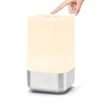 New WakeUp Light Alarm Clock Sunrise Simulation Bedside Lamp With 5 Natural AA