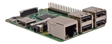 Raspberry Pi 3 Model B, ethernet, Bluetooth, Wi-Fi, 1GB RAM