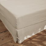 Drap housse 160x200 cm Lin Sable