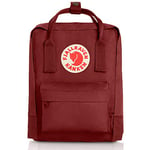 Fjallraven Kids Kanken Mini Backpack, Red (Ox Red), 29 x 20 x 13, 7 Liter