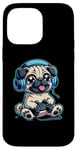 iPhone 14 Pro Max Funny Pug Gamer Dog Gaming Pug Pugs Video Game Case