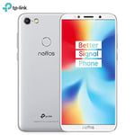 TP-Link Neffos C9A Téléphone portable élégant sans contrat 5,45 pouces HD+ (13,84 cm), mémoire 16 Go, double SIM + lecteur de carte microSD, lecteur d'empreintes digitales, reconnaissance faciale (Smart NFUI)