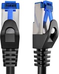 KabelDirekt – 2x 3 m – Câble Ethernet, Câble Réseau/LAN, RJ45, disponible en 0,25-30 m (Vitesse de fibre optique pour les réseaux Gigabit, commutateur, routeur, modem, noir/argent)