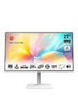 Msi Modern Md272Xpw 27In - Fhd - 100Hz - Ips - Amd Freesync Flat Monitor With Adjustable Stand + Built-In Speakers