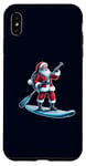 iPhone XS Max Stand-up Paddleboarding Santa Funny Hobbies Christmas Pajama Case