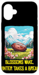 Coque pour iPhone 16 Plus Blossoms se réveille avec le football américain cool pour le printemps