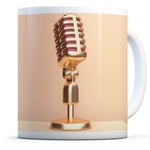 Radio City Microphone - Drinks Mug Cup Kitchen Birthday Office Fun Gift #16319