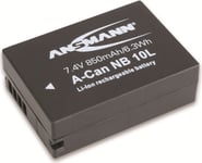 Ansmann A-Can Nb 10 L - Batteri - Li-Ion - 850 Mah - For Canon Powershot G1 X, G15, G3 X, Sx40 Hs, Sx50 Hs, Sx60 Hs