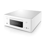 Denon compact stereo system, HiFi amplifier, CD player, music streaming, HEOS multi-room, Bluetooth, WLAN, AirPlay 2, Alexa compatible, 2 optical TV inputs, DAB+ radio