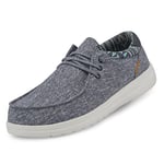 Hey Dude Homme Paul MOC Toe Shoes, Chambray Navy, 44 EU