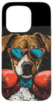 Coque pour iPhone 15 Pro Événement de combat amusant avec ce costume de chien de boxe amusant