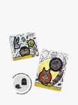 Fabric Flavours Kids' Looney Tunes Interchangeable Badgeables, Pack Of 2, Multi