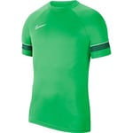 Nike Men's Academy 21 Training Top T-Shirt, Mens, T-Shirt, CW6101-362, Lt Green Spark/White/Pine Green/White, XL