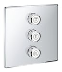 GROHE 29127000 | Grohtherm SmartControl Concealed Valve | Square | 3 Valves