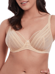 Freya Womens Cameo High Apex Bra - Beige Nylon - Size 32C