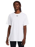 UNDER ARMOUR Womens Training Campus Oversized T-Shirt - White, White, Size 2Xl, Women