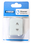 Shaver Shaving Adaptor Plug 1A Fused White Adapter