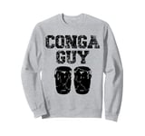 Conga Drums District Sounds Groove Lover Design Sweatshirt