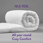 Slumberdown Feels Like Down 10.5 Tog All Year Round Duvet + 2 Pillows, King