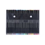 24 st pennor målarpennor konst glasfärg skrivpennor DIY 12 ml Multicolor