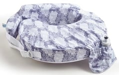 My Brest Friend 0060 Baby Wild - Coussin d'allaitement américain, Original, Design: Flowers, Violet Blanc