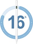 Stylo avec Haute précision équivalent à l'Apple Pencil 2ème génération et 16 Heures d'utilisation, indicateur de Batterie numérique, pour iPad Pro 11'/12,9'/iPad/iPad Mini/iPad Air Gen