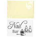 Nail Art Polish Wall Sticker Easy Peel Adhere Self Adhesive Nail Salon Wall