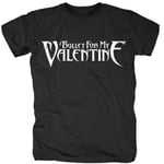 Rockoff Trade Men's Bullet for My Valentine Logo T-Shirt, Black, X-Large