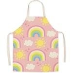 CCYKXA Tablier Cuisine Enfant Garcons Filles, Tablier Peinture avec Poche, Tabliers Jardinage de Chef pour Jardin Cuisson Pâtisserie Artisanat