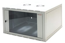 RS PRO Boîtier 19" 9U 488 x 600 x 400 mm Gris Acier