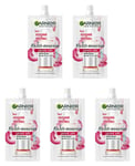 5 x Garnier Ageless Radiant Pro Collagen Booster Serum Reduce Wrinkles 7.5 ml