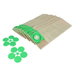 10 Pack of Genuine Sebo 5093ER Upright Vacuum Cleaner Hoover Paper Dust Bags