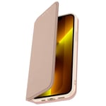 Case for iPhone 13 Pro Max Clamshell Wallet Function Video Support - rose gold