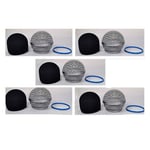 5PCS Microphone Grille Grill Steel Ball Head Mesh For Shure Beta58A SM58 Beta58