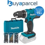 Makita DDF453Z 18v LXT Cordless Drill Driver 13mm Bare + Case + 16 PC Bit Set