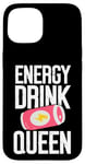 Coque pour iPhone 15 Boisson énergisante Queen Energy Drink