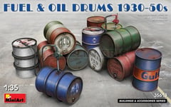 MINI ART 35613 1/35 Fuel & Oil Drums 1930-50s