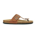 Geox Men's U Sandal Ghita D Flip Flop, Light Brown, 7 UK