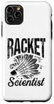 Coque pour iPhone 11 Pro Max Raquette de volant de badminton Coach