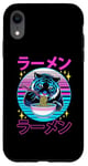 iPhone XR Tiger Eating Ramen Japanese Noodles Soup Case