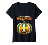 Womens The Irish Invented Halloween Jack Lantern V-Neck T-Shirt